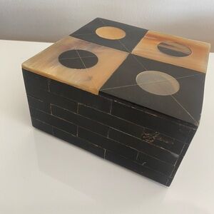 Beautiful horn trinket box